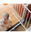 Baby Safe Metal Safety Gate - White